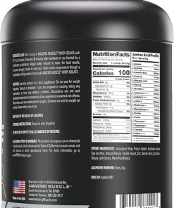 Whey Protein Isolate Powder | 25 Grams Protein Per Serving | 100% Whey Isolate | Zero Fat | Made in USA (5 Lb- Vanilla) 2