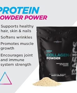 Livingood Daily Collagen Powder for Women & Men (Vanilla) – Grass-Fed Hydrolyzed Collagen Peptide – Complete Protein & Amino Acids for Healthy Hair- Skin & Nails – Keto 2