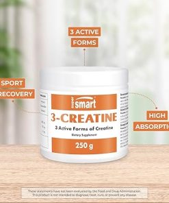 Supersmart – 3-Creatine Powder (High Strength) – Creatine Complex – with Creatine Monohydrate- Phosphate 2