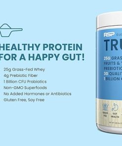 TrueFit Gut Healthy Protein Powder- Grass-Fed Whey Meal Replacement Shake with Prebiotics 2