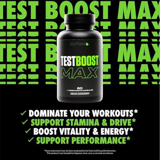 Sculpt Nation by V Shred Test Boost Max and Protein Vanilla Powder Bundle - Image 2