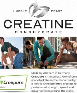 Muscle Feast Creapure Creatine Monohydrate Powder- Vegan Keto Friendly Gluten-Free 2
