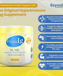 PL-100 Protein Powder Original Hyperimmune Egg Supplement – Immune Boost- Digestive Support 2