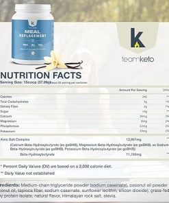 Meal Replacement Powder Gluten Free Contains MCT Powder- Coconut Oil 2