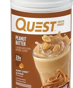 Quest Cinnamon Crunch 20g & Peanut Butter 23g Protein Powders- 1.6lb Each