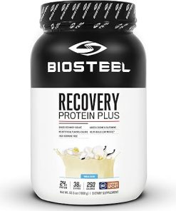 BIOSTEEL Recovery Protein Plus Powder Supplement- Grass-Fed and Non-GMO Formula
