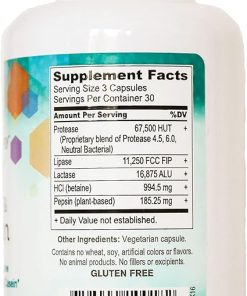 Body Ecology Assist Dairy and Protein | High Potency Supplements for Effective Digestion of Lactose and Casein | Supports Healthy Digestion | 90 Vegetarian Count 2