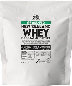 Grass Fed Whey Protein Powder 5lb | New Zealand Unflavored Whey Protein Concentrate (WPC80) | Pure- Raw