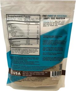 Healthy ‘N Fit 100% Egg Protein- Chocolate (12oz): 100% Egg White Protein Plus Natural Peptides. Naturally Sweetened- Zero Carb 2