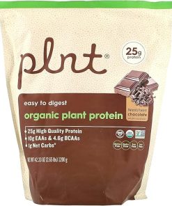 Organic Plant Protein Powder a” Chocolate a” 2.65 lbs./30 Servings 2