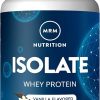 MRM Nutrition Isolate Whey Protein | Vanilla Flavored | 24g Protein | Added BCAAs + Glutamine | with Digestive Enzymes | Hormone + Antibiotic Free | 29 Servings