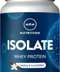 MRM Nutrition Isolate Whey Protein | Vanilla Flavored | 24g Protein | Added BCAAs + Glutamine | with Digestive Enzymes | Hormone + Antibiotic Free | 29 Servings