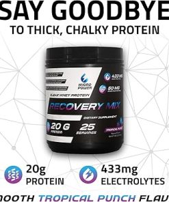 Hydro Power Clear Whey Protein Recovery Mix – Tropical Punch Flavor 2