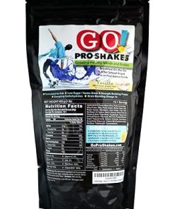 GO! Pro Shakes | Great Tasting Protein Powder Smoothie Drink for Kids Teens Growth Strength | Healthy Snack | No Added Sugar | Rich Delicious Flavor | Nutrition Sports | Vanilla