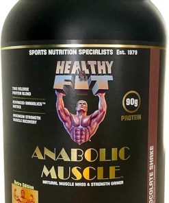 Healthy ‘N Fit Anabolic Muscle (Chocolate) 3.5 lb – Weight Gainer and Natural Muscle Mass and Strength Gainer 2