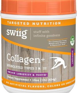 swiig Collagen+ Protein Powder 1lb – Supports Skin- Hair