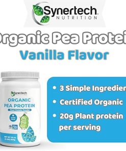 Vegan Vanilla Flavored Plant-Based Pea Protein (2lbs) | Non-GMO- Certified Organic 2