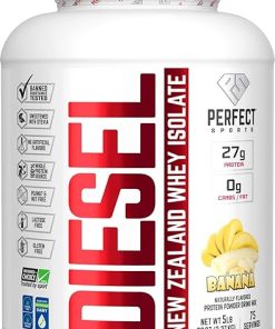 PERFECT SPORTS Diesel 100% New Zealand Whey Isolate – 5lbs Banana