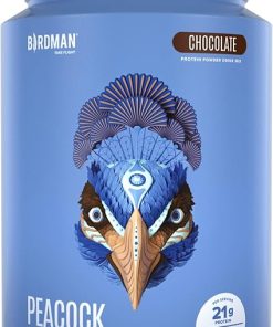 Peacock Vegan Protein Powder | Complete Plant Based Meal Replacement Shake with Magnesium- Vitamin D