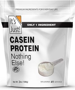 It’s Just! – 100% Casein Protein Powder- Made in USA