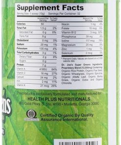 Dr. Joe’s Super Greens – Vegan- Green 2
