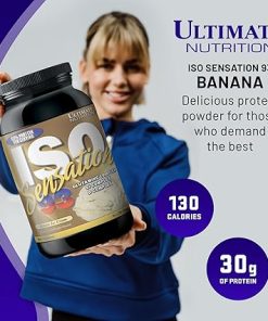 Ultimate Nutrition Whey Protein Isolate Powder with Glutamine Complex- ISO Sensation 93 – Whey Protein Powder with Added Colostrum for Enhanced Recovery 2