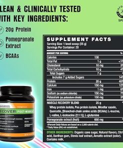 BODi Recover Whey Protein Powder Blend– Post-Workout Orange Whey Supplement for Muscle Recovery with 20g Protein- BCAAs 2