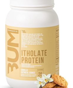 RAW Whey Isolate Protein Powder- Vanilla Oatmeal Cookie (CBUM Itholate Protein) – 100% Grass-Fed Sports Nutrition for Muscle Growth & Recovery – Low-Fat