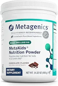 Metagenics MetaKids Nutrition Powder – Kids Multivitamin Powder – With Prebiotics- DHA