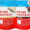Equip Foods Chocolate Prime Protein Powder – Vanilla & Chocolate – Grass-Fed Isolate Beef Protein Powder – Paleo and Gluten Free Protein Powder – Helps Build and Repair Tissue- Gluten Free