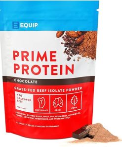 Equip Foods Prime Protein Powder | Clean- Grass Fed Beef Protein Isolate | Carnivore Protein Powder | Paleo