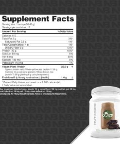 NutraBio Plant Protein Powder– Vegan Protein Powder – 20G of Protein per Scoop –Organic- Lactose Free and Dairy Free- Chocolate Drizzle 18 Servings 2