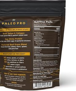 PaleoPro Carnivore Complete (Ancient Cacao) Pastured & Cage-Free Protein- Grass-Fed Beef Tallow 2