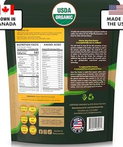Solo Organic Pea Protein Powder- Low in Sodium 2
