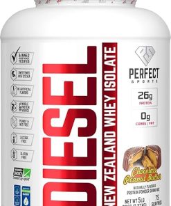 PERFECT SPORTS Diesel 100% New Zealand Wey Protein Isolate | Stevia Sweetened- No Artificial Ingredients