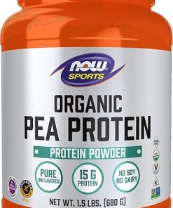 NOW Foods Sports Nutrition- Certified Organic Pea Protein 15 Grams