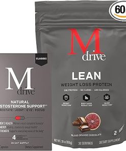 Mdrive Lean Weight Loss Protein Powder for Men Support and Preserve Lean Muscle Mass 30 Servings Classic for Men’s Health- Support Healthy Prostate