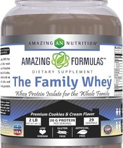 Amazing Formulas The Family Whey Protein (Isolate) Powder for The Whole Family – 2 lbs