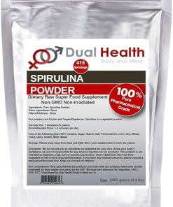 Pure Spirulina Powder (2kg (4.4 lbs)) Protein Superfood Bulk Supplements