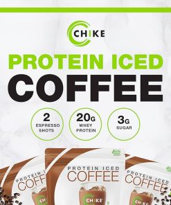 Chike Natural Protein Iced Coffee Bundle Sampler Pack and Caffe Mocha- 20 G Protein 2