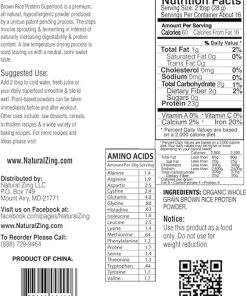 Fermented Brown Rice/Pea Protein Blend (Raw- Organic) 2