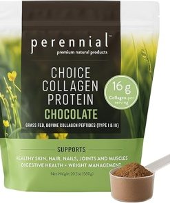 Perennial – Choice Collagen Protein: Chocolate Flavor – Grass-Fed- Dairy-Free