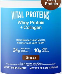 Vital Proteins Whey Protein Powder+ Collagen Peptides- 24g Protein Supporting Recovery & Joint Health