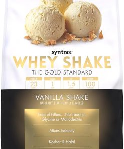 Syntrax Nutrition Whey Shake Protein Powder- Cold Filtered & Undenatured Whey Protein Blend
