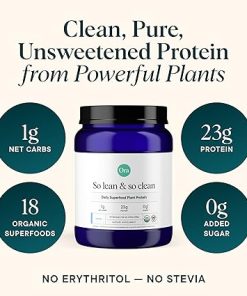 Ora Organic Plant-Based Protein Powder – 23g Protein for Women and Men – Vanilla Flavor 20 Servings- Vegan 2