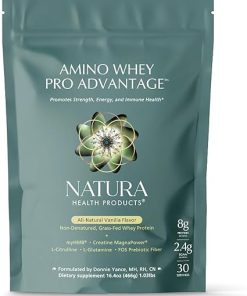 Natura Health Products Amino Whey Pro Advantage™ – Grass-Fed Whey Protein with HMB- Creatine