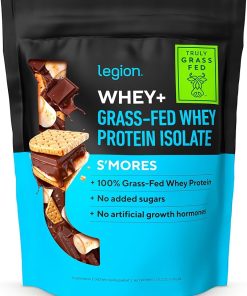 LEGION Whey+ Whey Isolate Protein Powder from Grass Fed Cows – Low Carb- Low Calorie