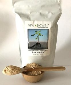 Raw Power Raw Warrior Brown Rice Protein Powder- (16 oz 2