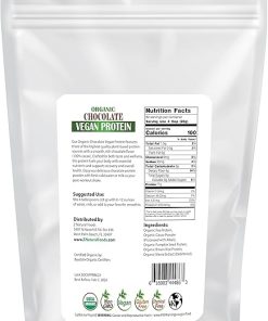 Z Natural Foods Organic Chocolate Vegan Protein Powder – Optimum Protein Blend Sourced from Pea- Brown Rice and Pumpkin with Cacao to Give A Delicious Chocolate Flavor Boost 2