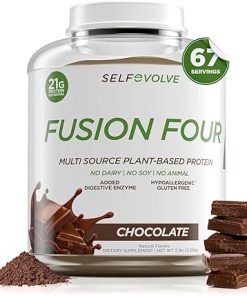 Fusion Four Vegan Protein Powder – 21g Plant-Based Protein Powder – Gluten Free- Dairy Free and Soy-Free